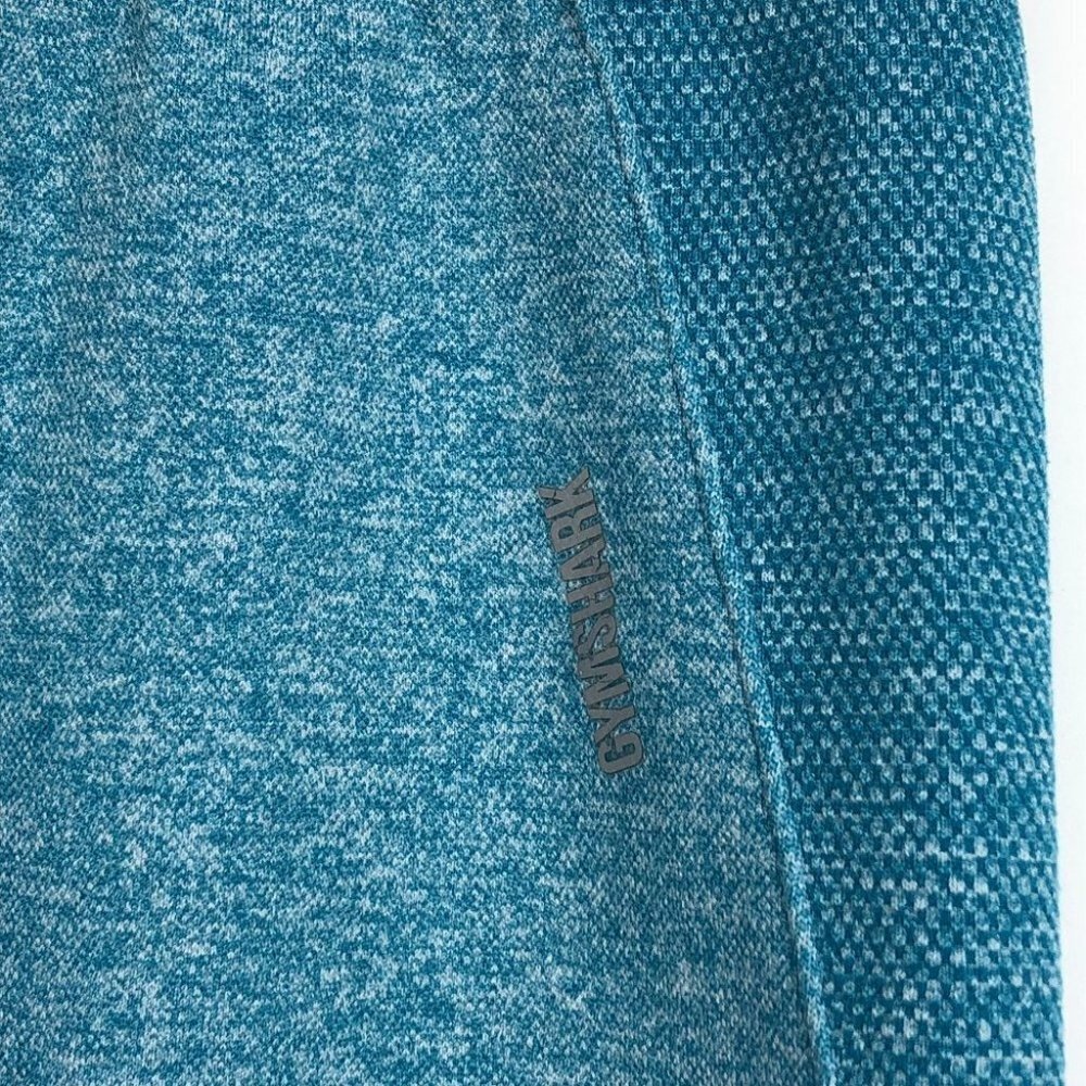 Gymshark blue  marled high waist flex workout leggings size ~S - Picture 9 of 16
